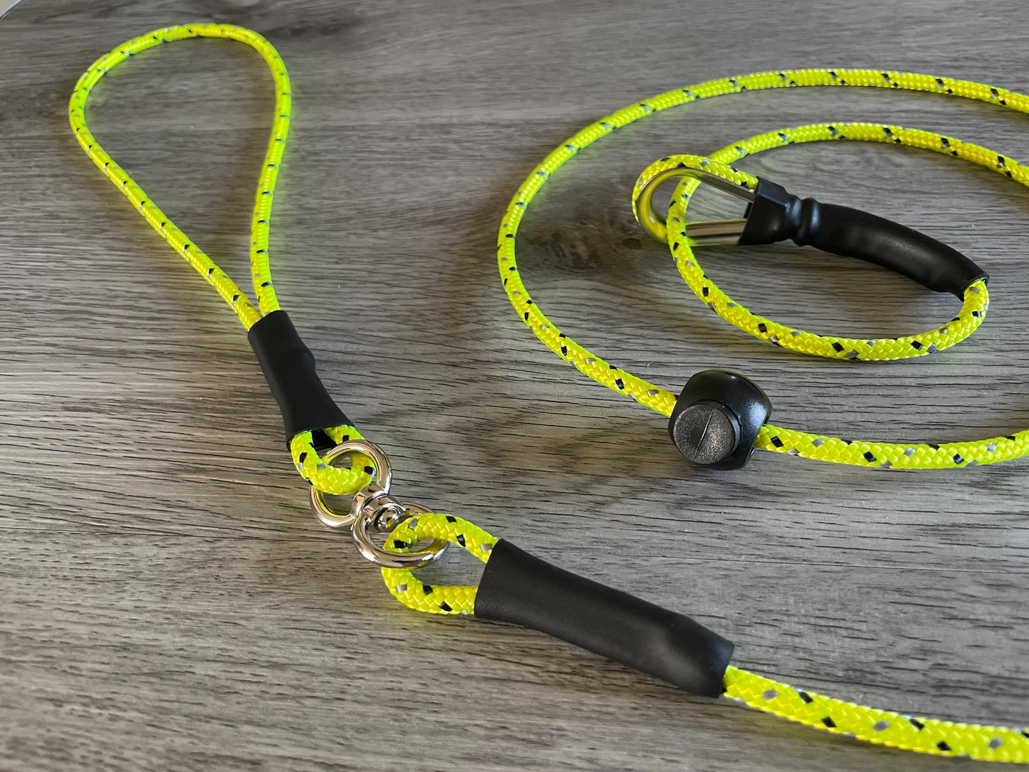 Slip Lead swivel anti twist tangle with thimble dog training walking Gundog Puppy 4mm