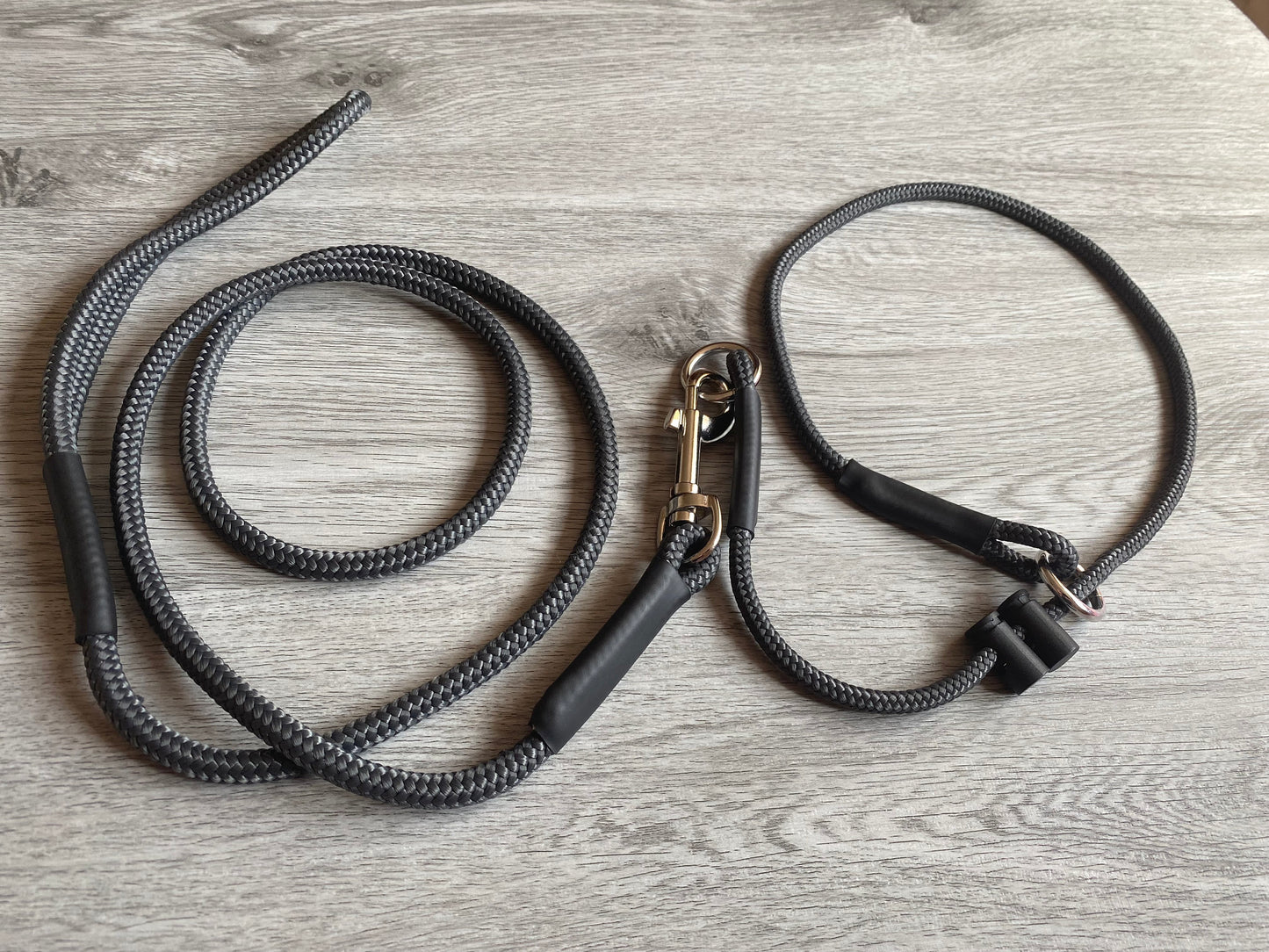Training Slip collar and lead dog set grot dominant dogs puppy gundog training 6mm custom colours and lengths | sizes
