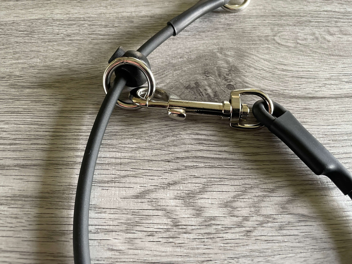 Slip collar with limiter Biothane American style slip collar with trigger hook Training slip lead Round Rope Biothane Strong 6mm