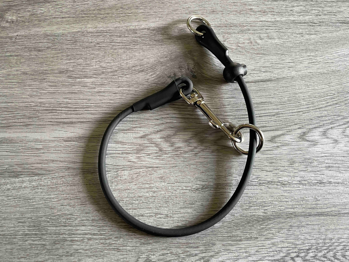 Slip collar with limiter Biothane American style slip collar with trigger hook Training slip lead Round Rope Biothane Strong 6mm