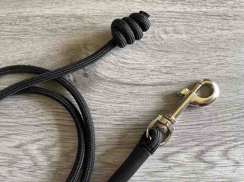Premium Dog training lead |Short dog lead heel / long line tracking Gundog Puppy No handle 6mm