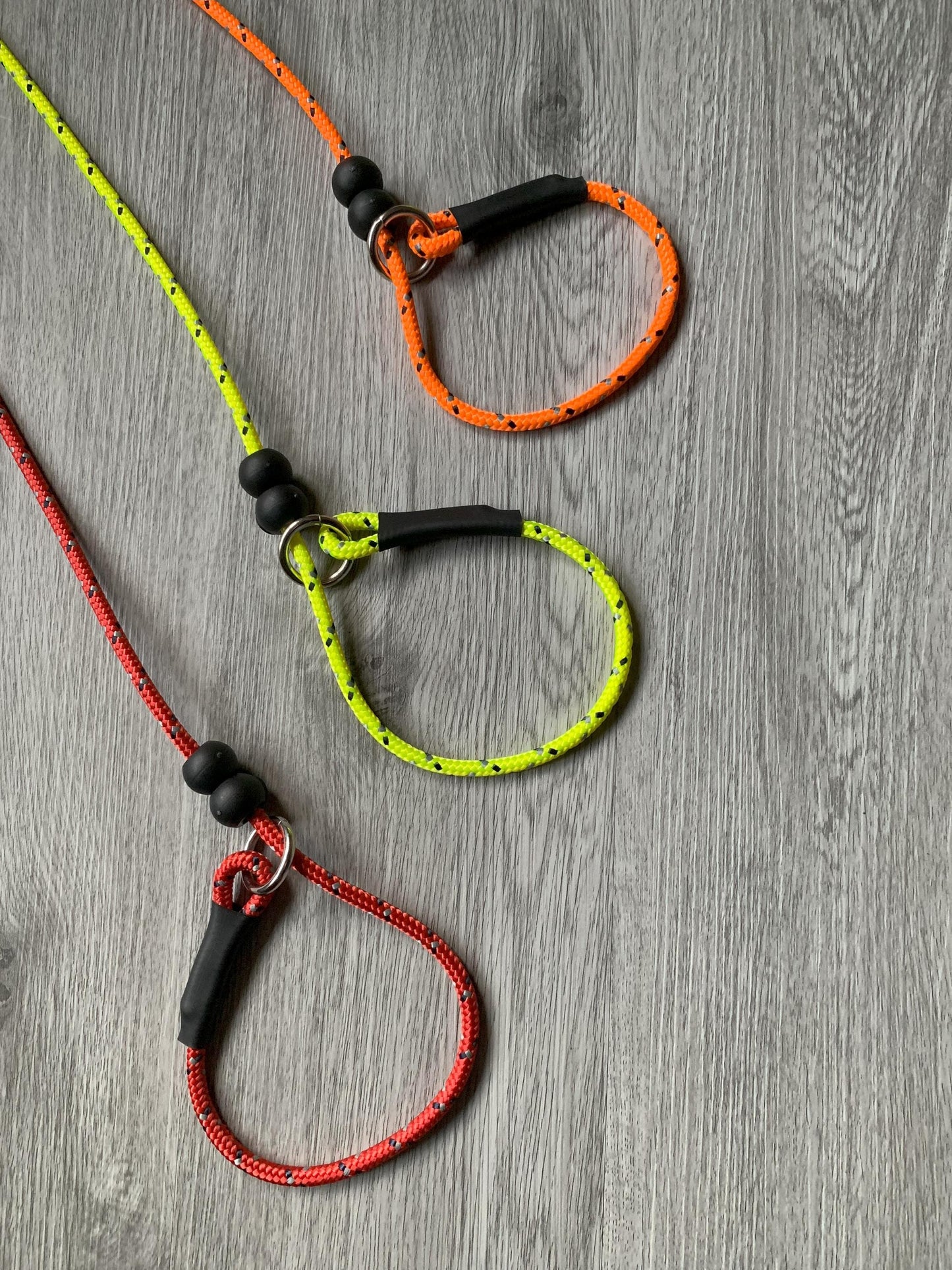 Slip Lead swivel anti twist tangle with thimble dog training walking Gundog Puppy 4mm