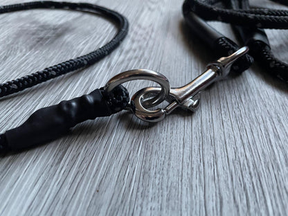 Training Slip collar and lead dog set grot dominant dogs puppy gundog training 6mm custom colours and lengths | sizes