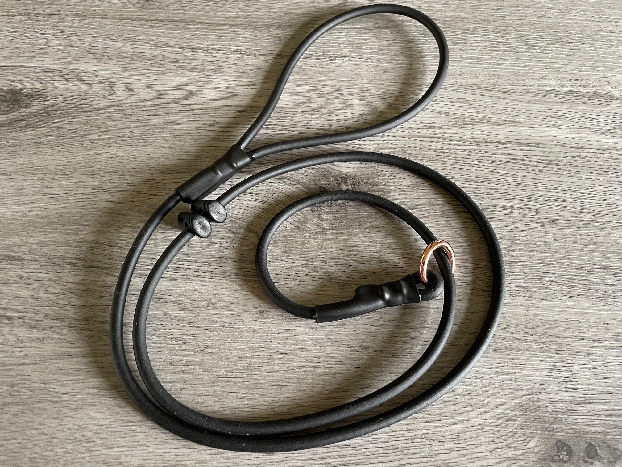 Biothane® Slip lead round rope for dog training gundog, working dogs: adjustable waterproof 6mm