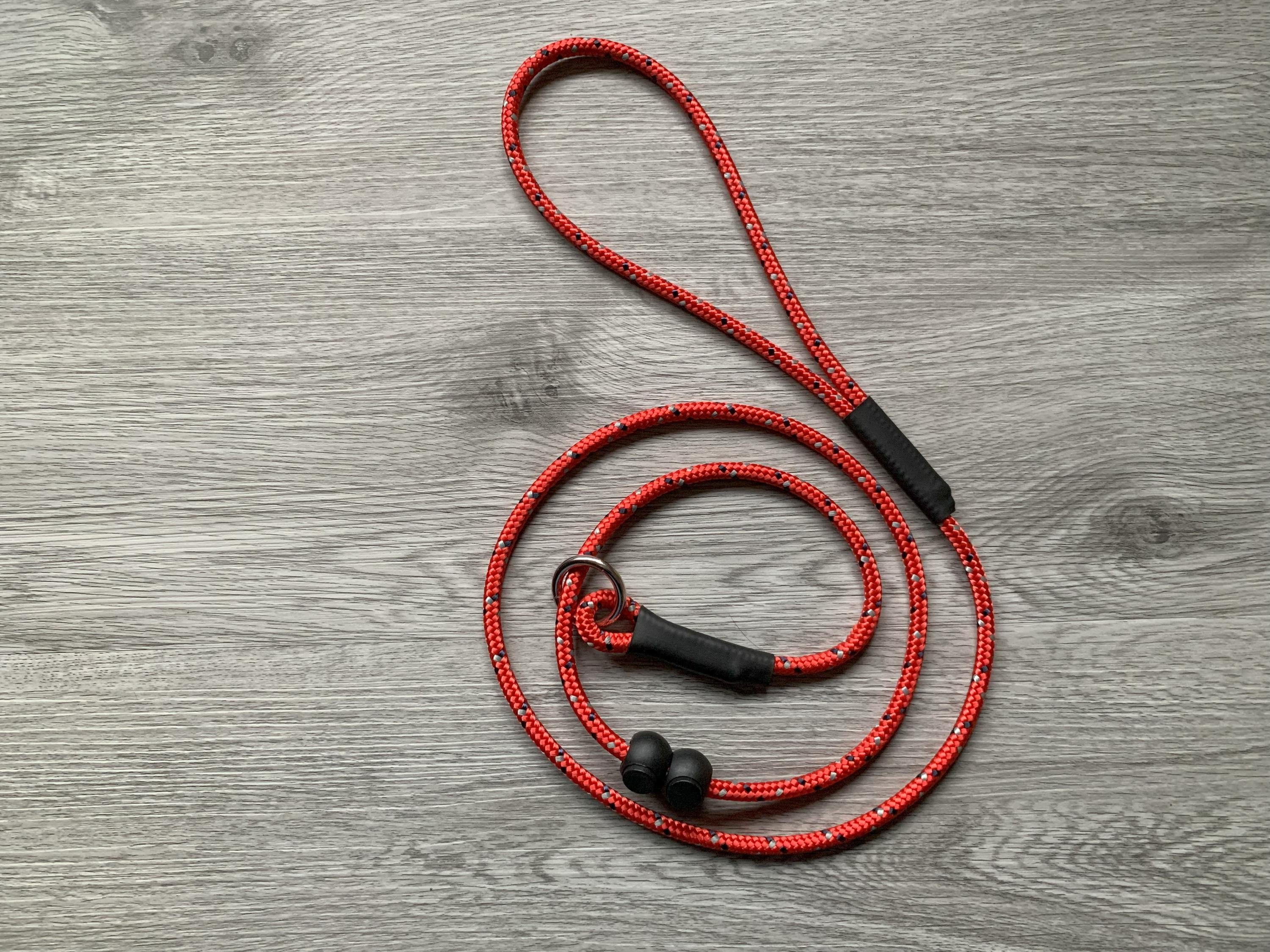 6mm Slip lead with thimble Gundog field trial competition | lightweight strong with stopper