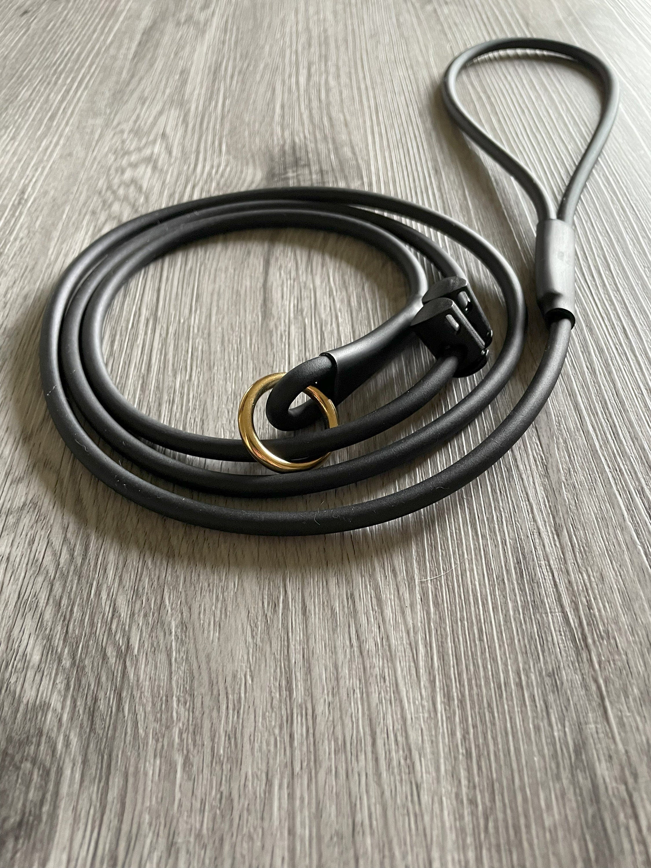 Biothane® Slip lead round rope for dog training gundog, working dogs: adjustable waterproof 6mm