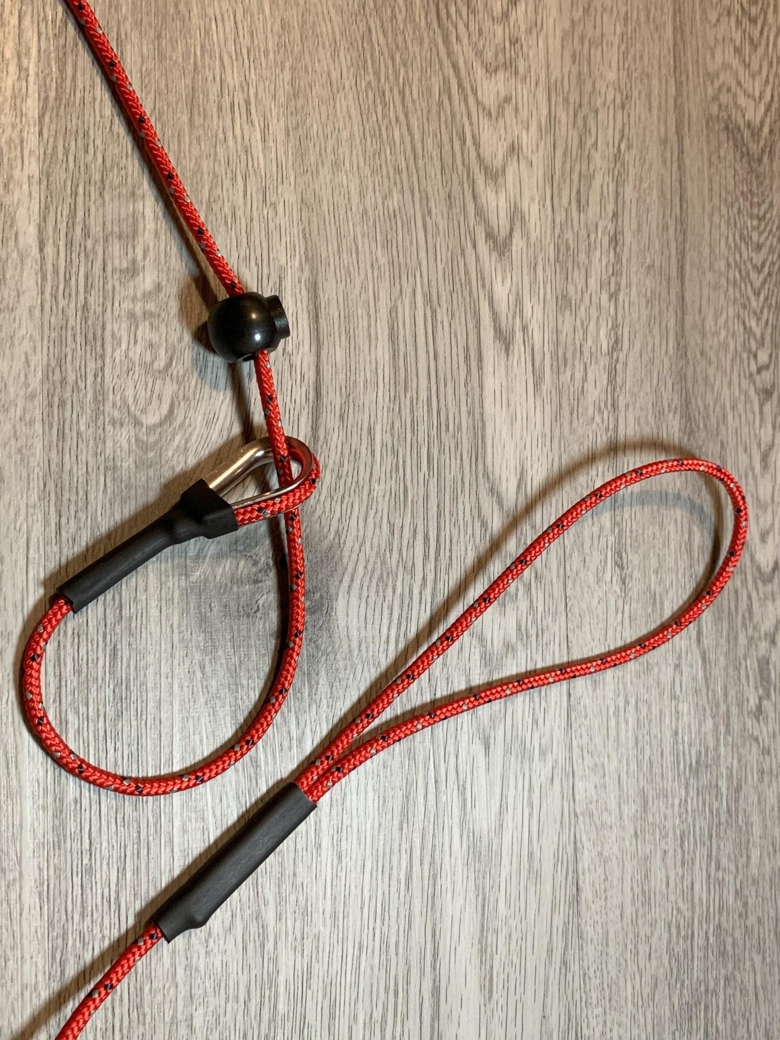 4mm Slip Lead Gundog dog training strong lightweight thin adjustable with thimble - Blue Dog UK