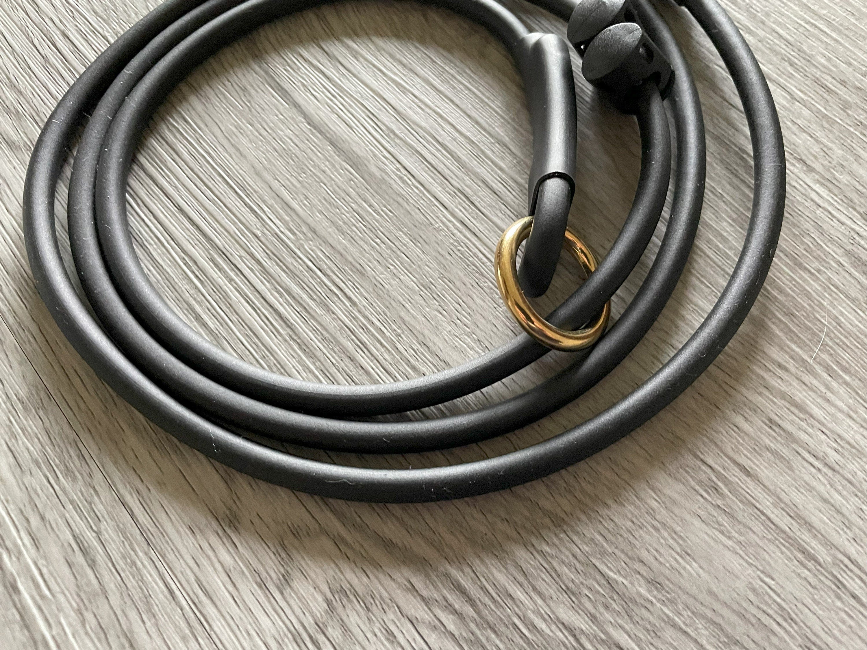 Biothane® Slip lead round rope for dog training gundog, working dogs: adjustable waterproof 6mm