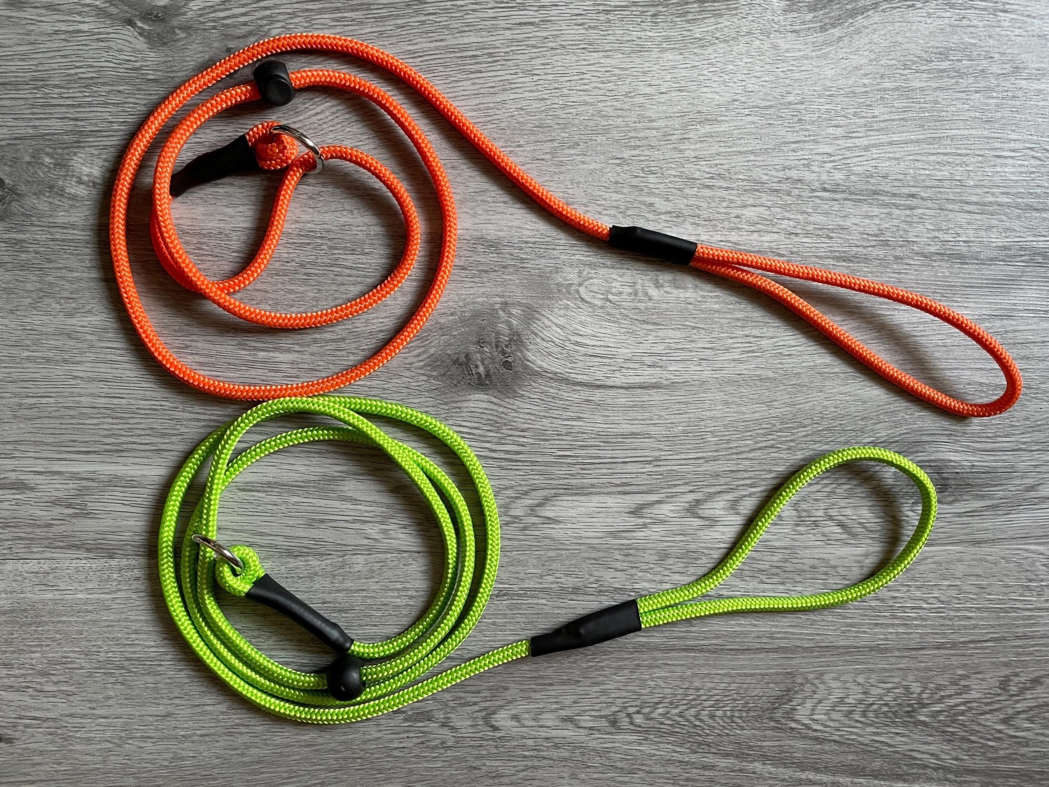 6mm Slip lead for dogs training stop pulling obedience | Adjustable stoppers | thin lightweight