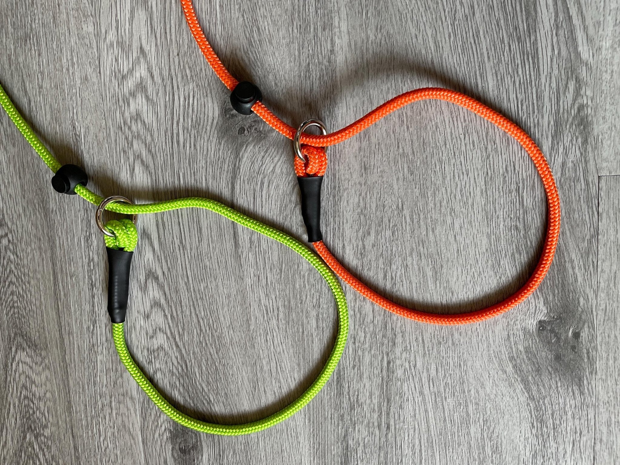 6mm Slip lead for dogs training stop pulling obedience | Adjustable stoppers | thin lightweight