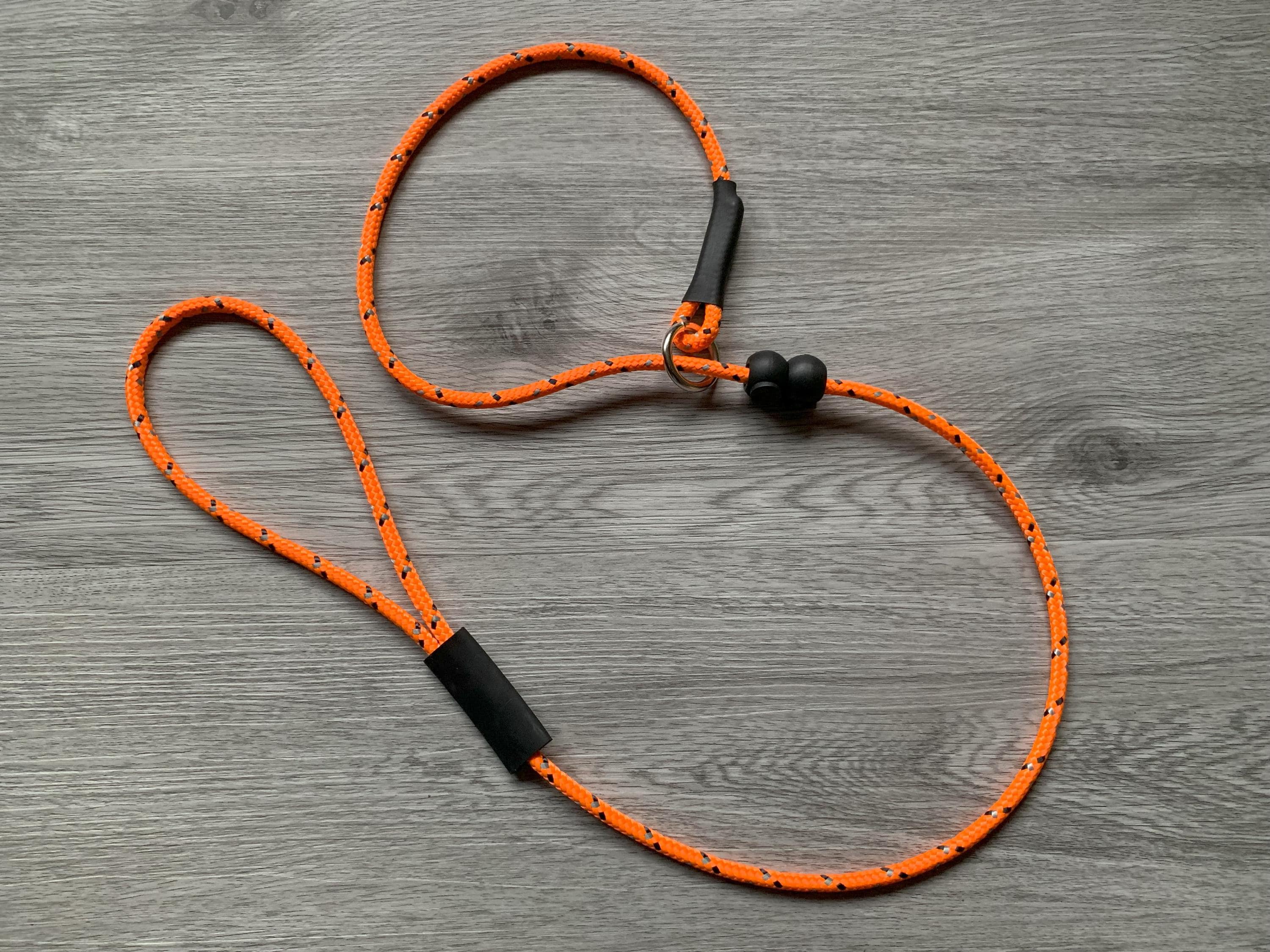 6mm Slip lead with thimble Gundog field trial competition | lightweight strong with stopper