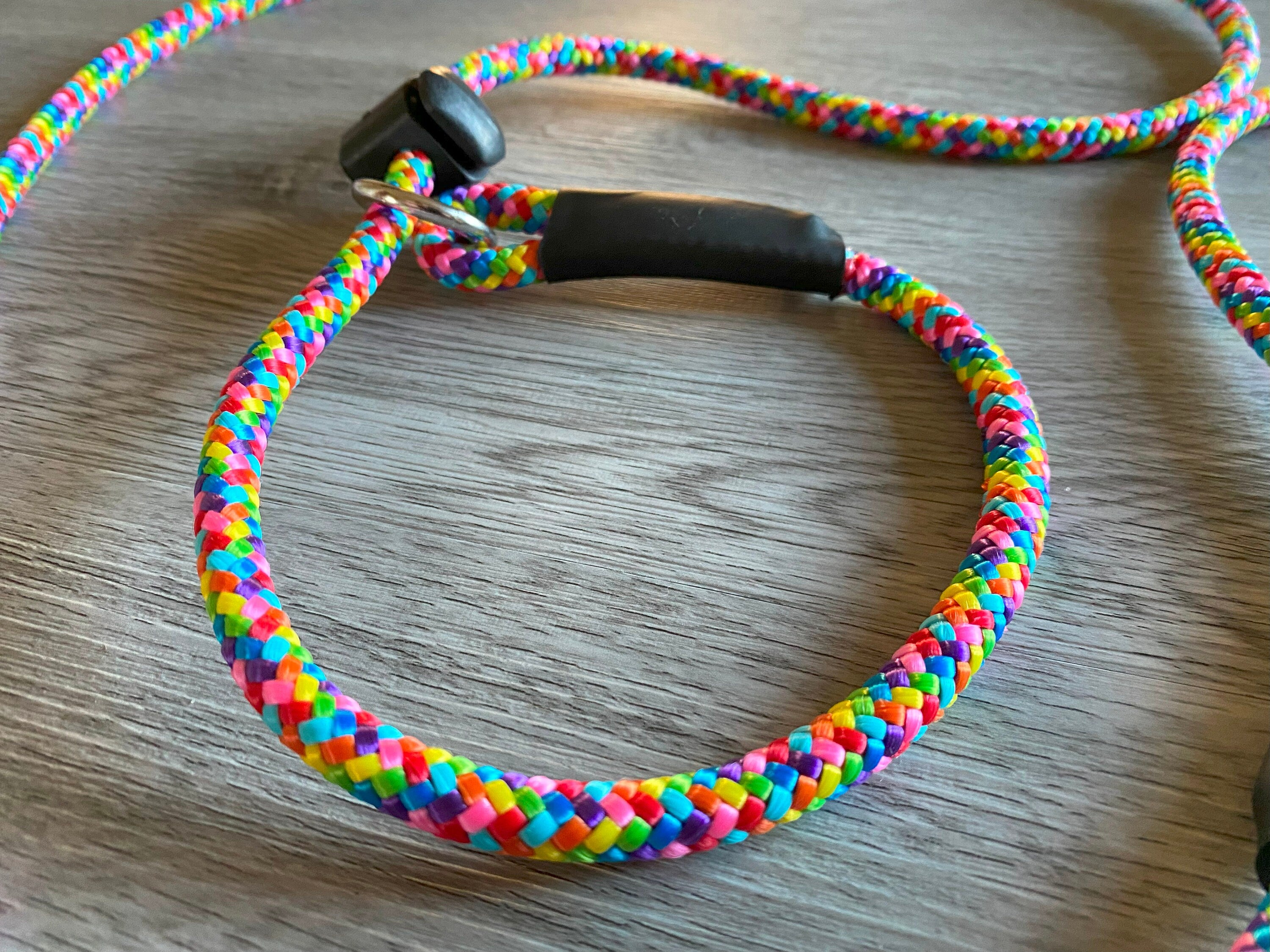 8mm Slip Lead Rope for Dog Walking, Training - Strong & Adjustable
