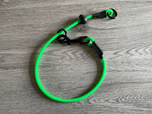Slip collar with limiter Biothane American style slip collar with trigger hook Training slip lead  Round Rope Biothane Strong  6mm