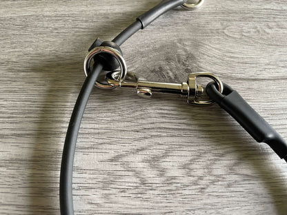 Slip collar with limiter Biothane American style slip collar with trigger hook Training slip lead  Round Rope Biothane Strong  6mm
