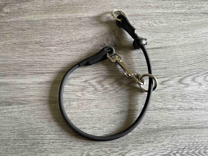 Slip collar with limiter Biothane American style slip collar with trigger hook Training slip lead  Round Rope Biothane Strong  6mm