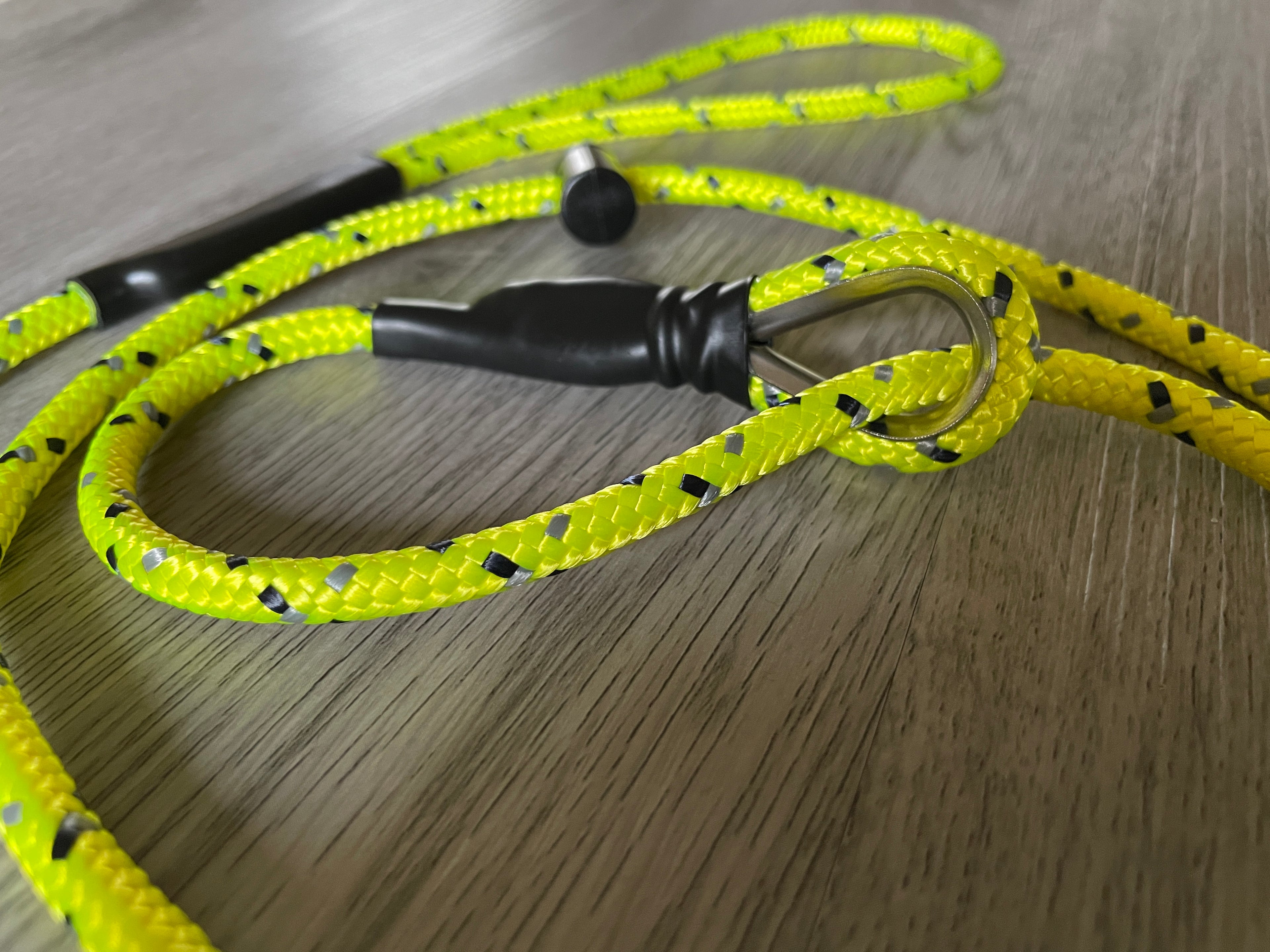 6mm Slip lead with thimble Gundog field trial competition | lightweight strong with stopper