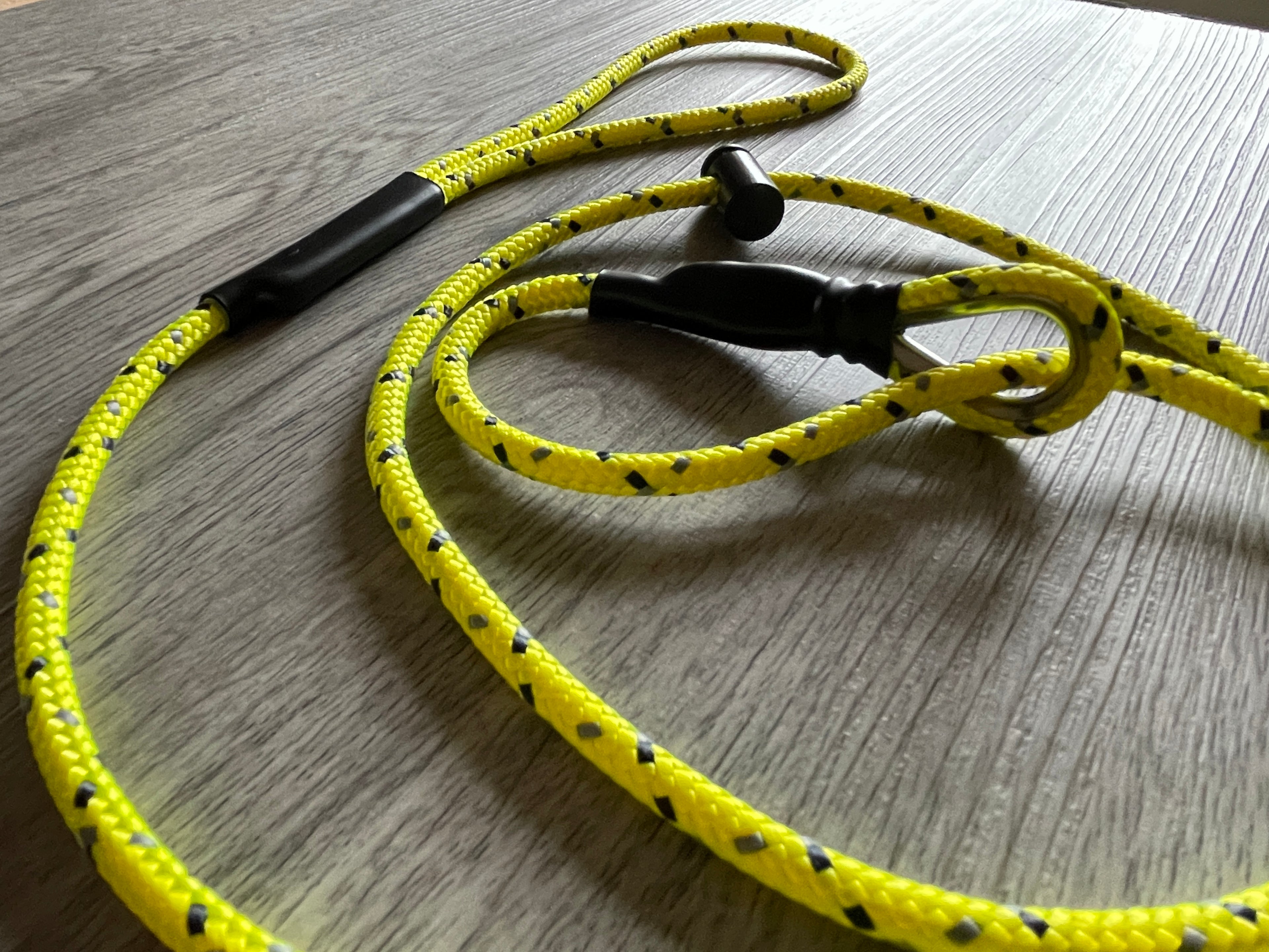 6mm Slip lead with thimble Gundog field trial competition | lightweight strong with stopper