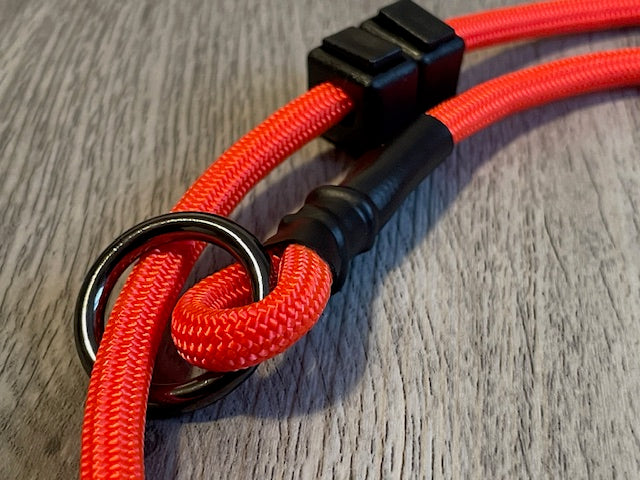 6mm paracord slip collar premium rope for dog training | Stop pulling | Gundog Working dog collar