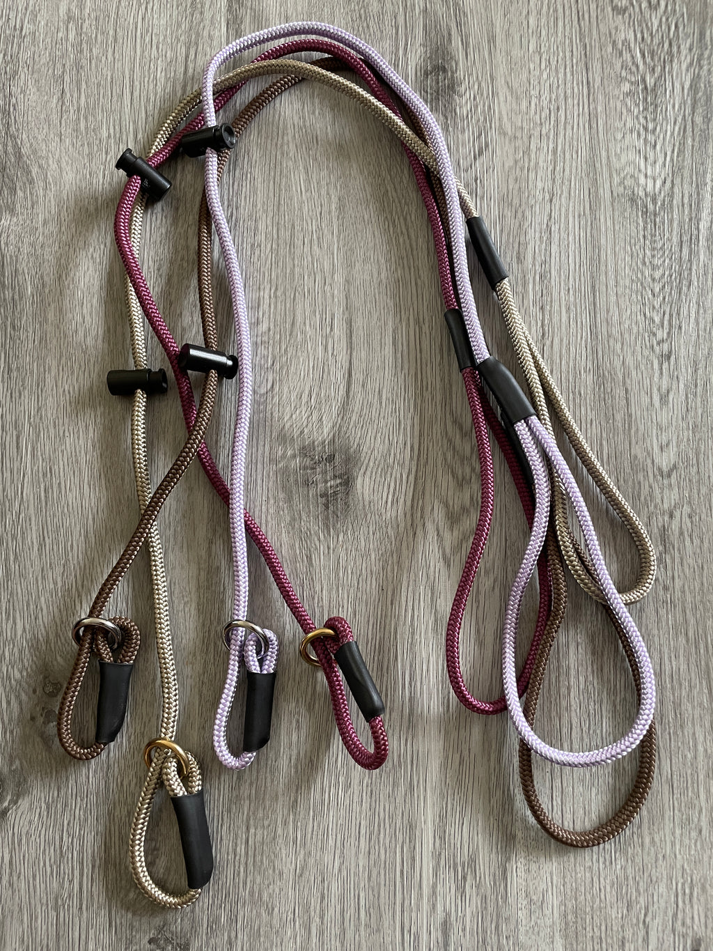 6mm Rope Slip Lead |  Daily Walking and Stop Pulling Training |Adjustable Stopper | 3ft to 6ft