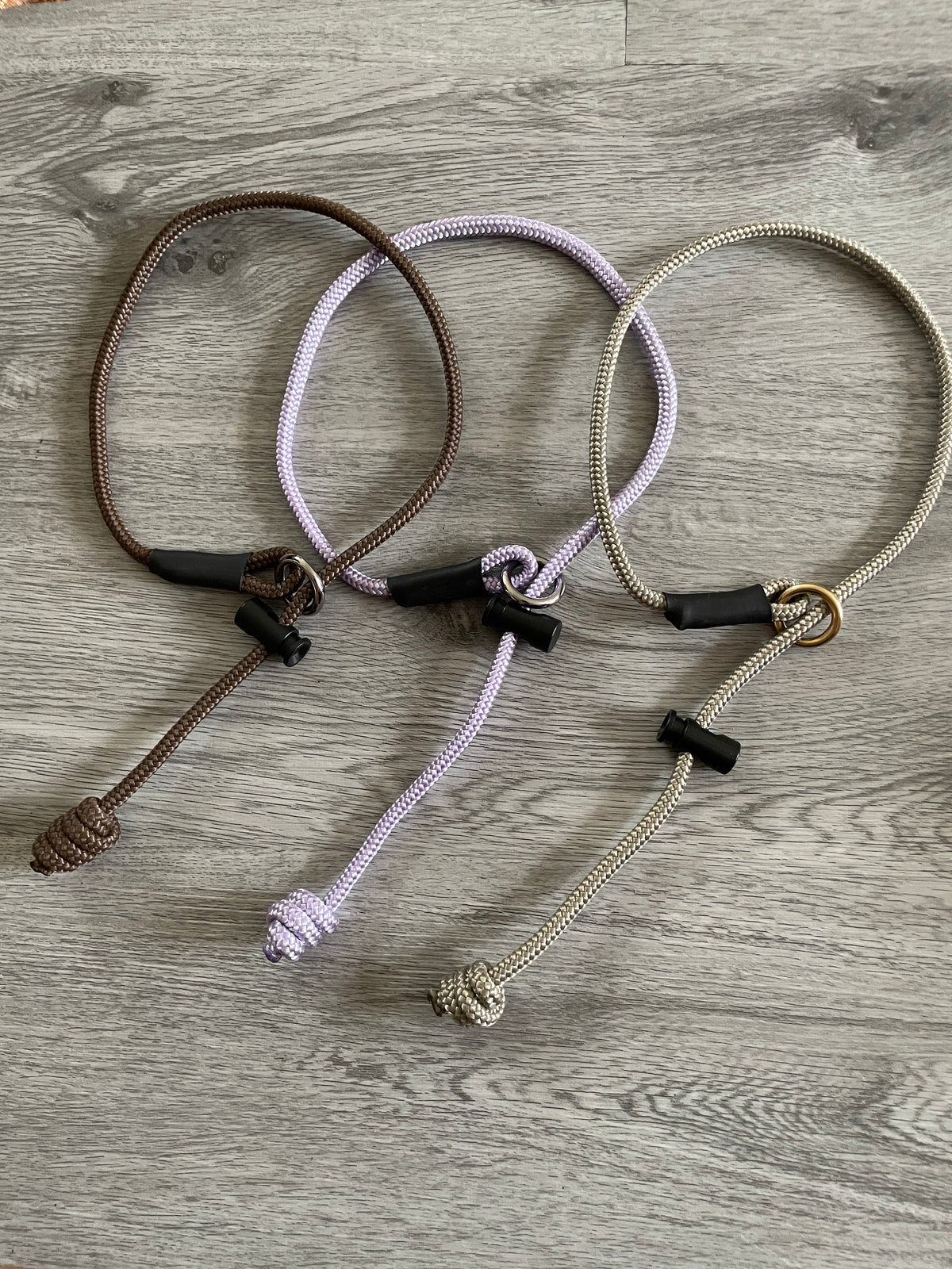 Slip Collar Knotted End for Dog Training Correction and Close Control