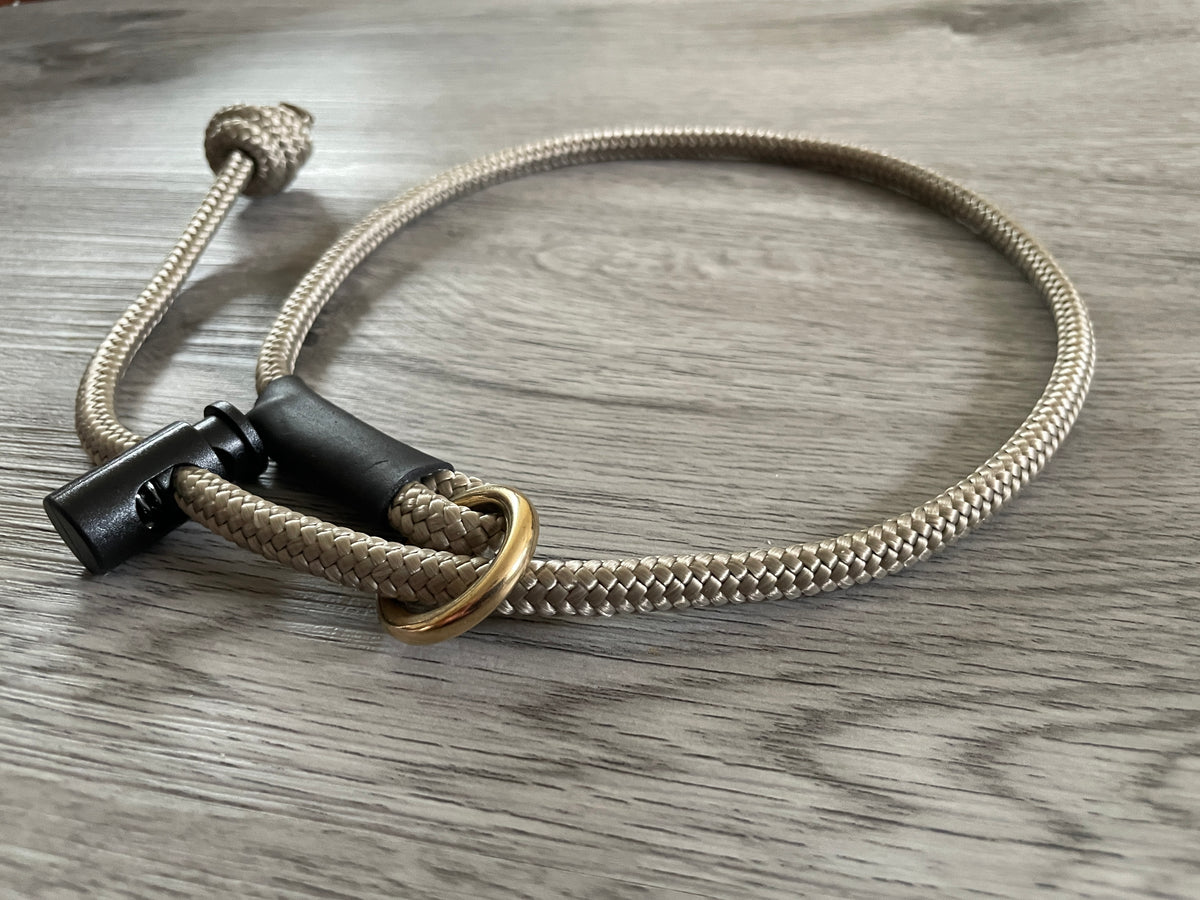 Slip Collar Knotted End for Dog Training Correction and Close Control