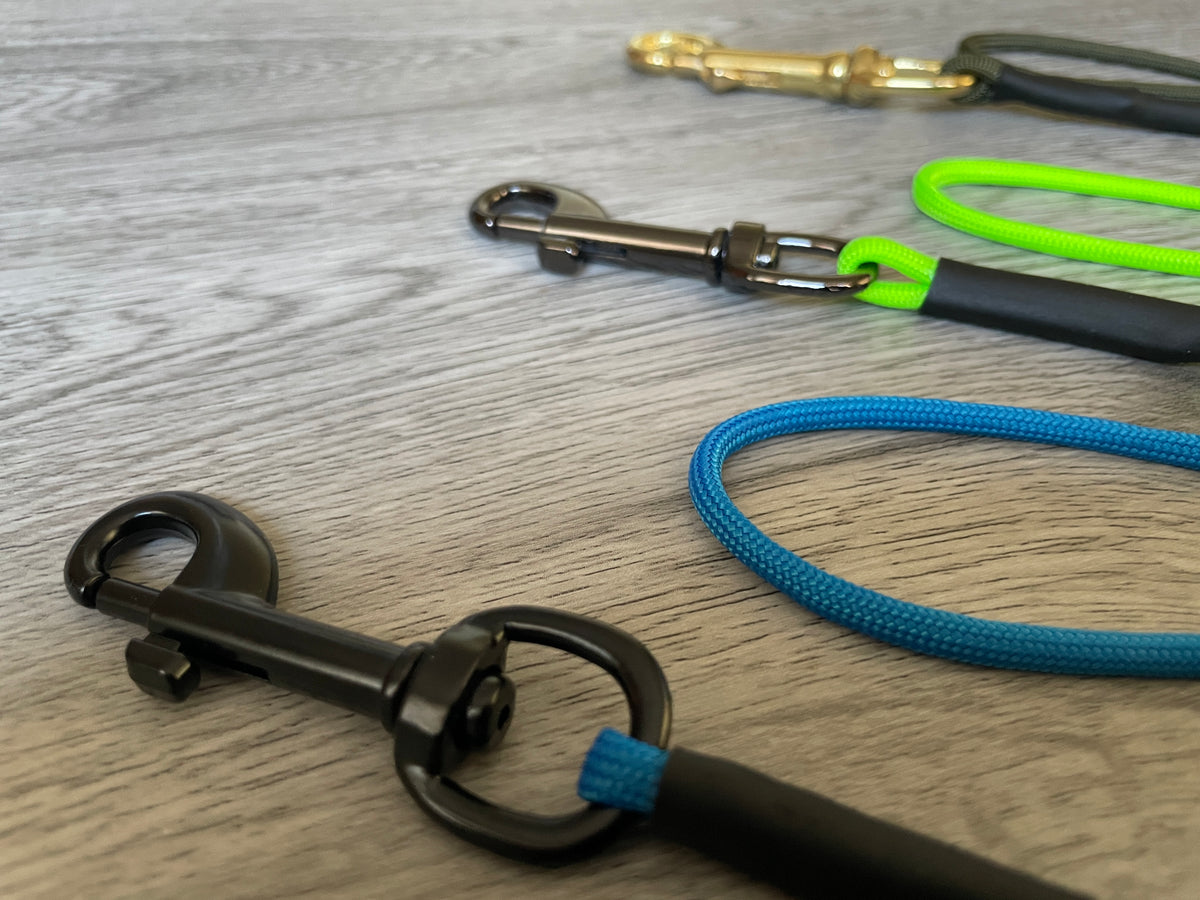 4mm Dog Lead Strong Thin Lightweight Clip / Trigger Hook Paracord