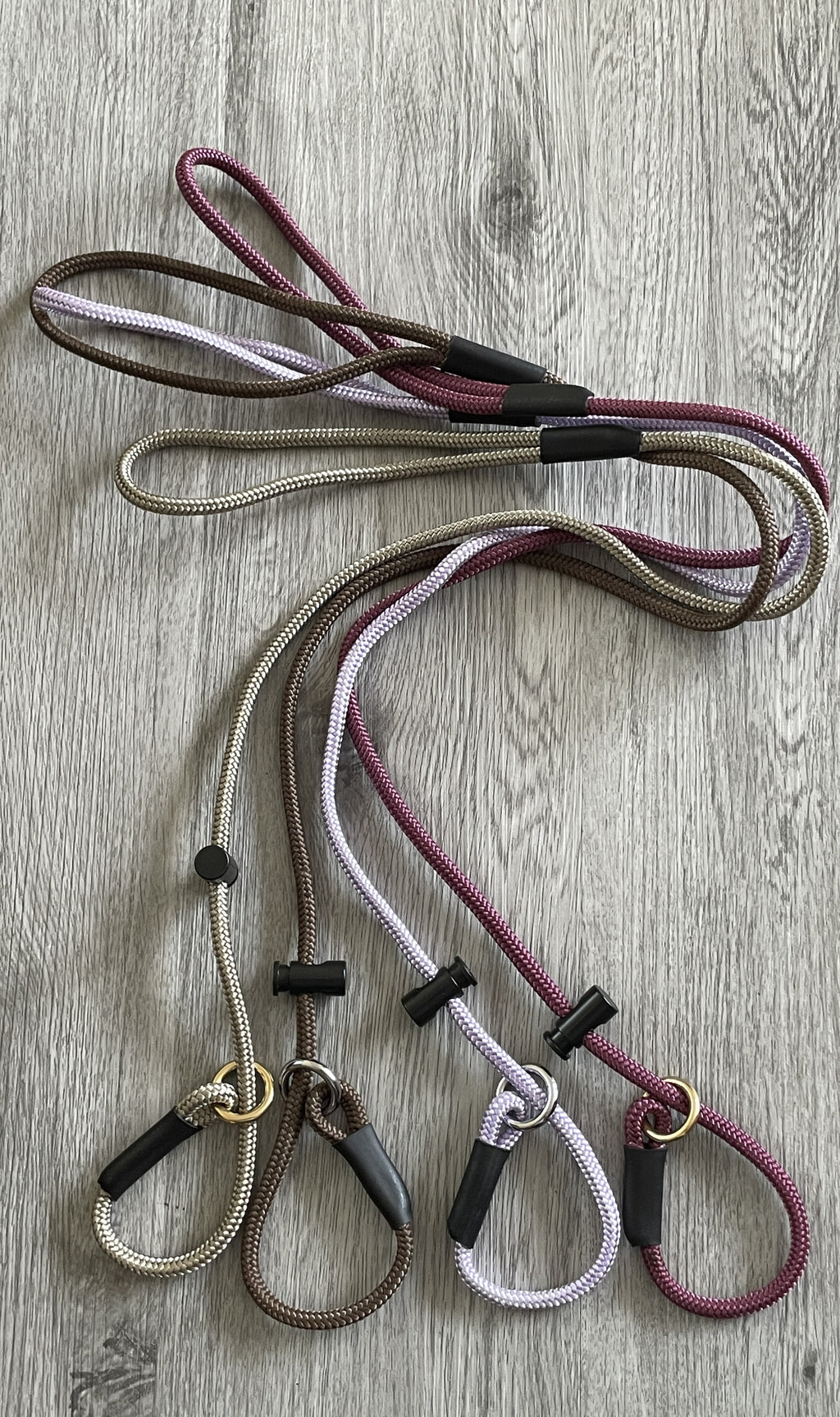 6mm Rope Slip Lead |  Daily Walking and Stop Pulling Training |Adjustable Stopper | 3ft to 6ft
