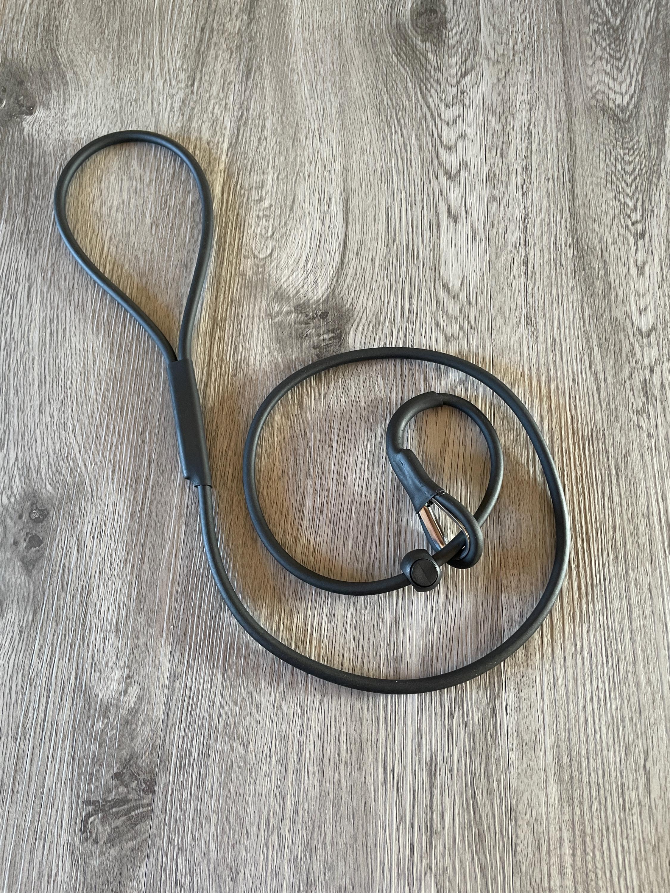 Dog Slip lead with thimble Biothane® round rope gundog training Waterproof 6mm
