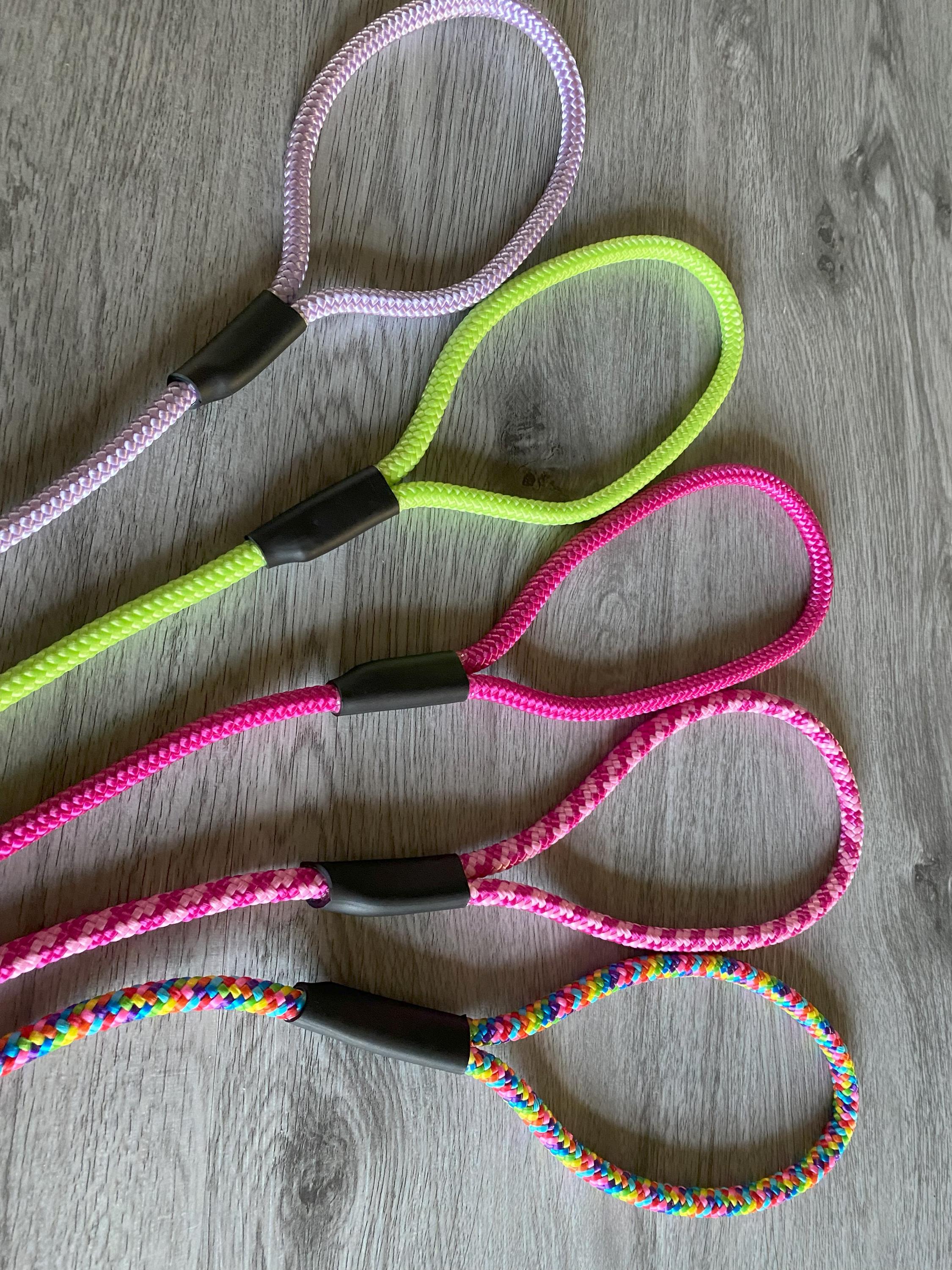 8mm Slip Lead Rope for Dog Walking, Training - Strong & Adjustable