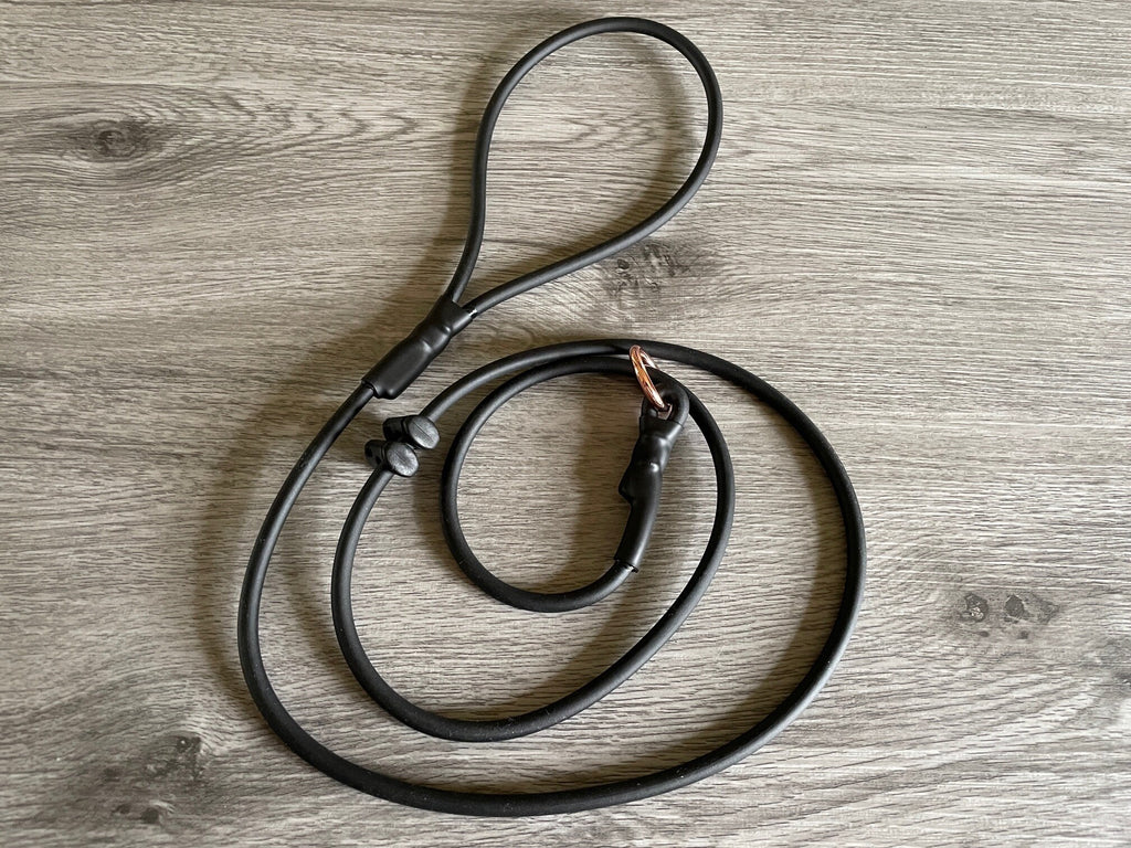 Biothane® Slip lead round rope for dog training gundog, working dogs: adjustable waterproof 6mm