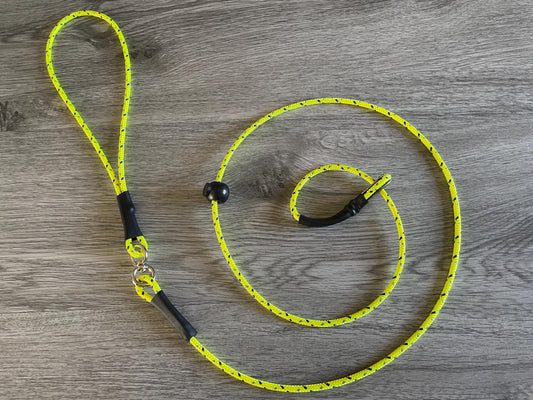 Slip Lead swivel anti twist tangle with thimble dog training walking Gundog Puppy 4mm