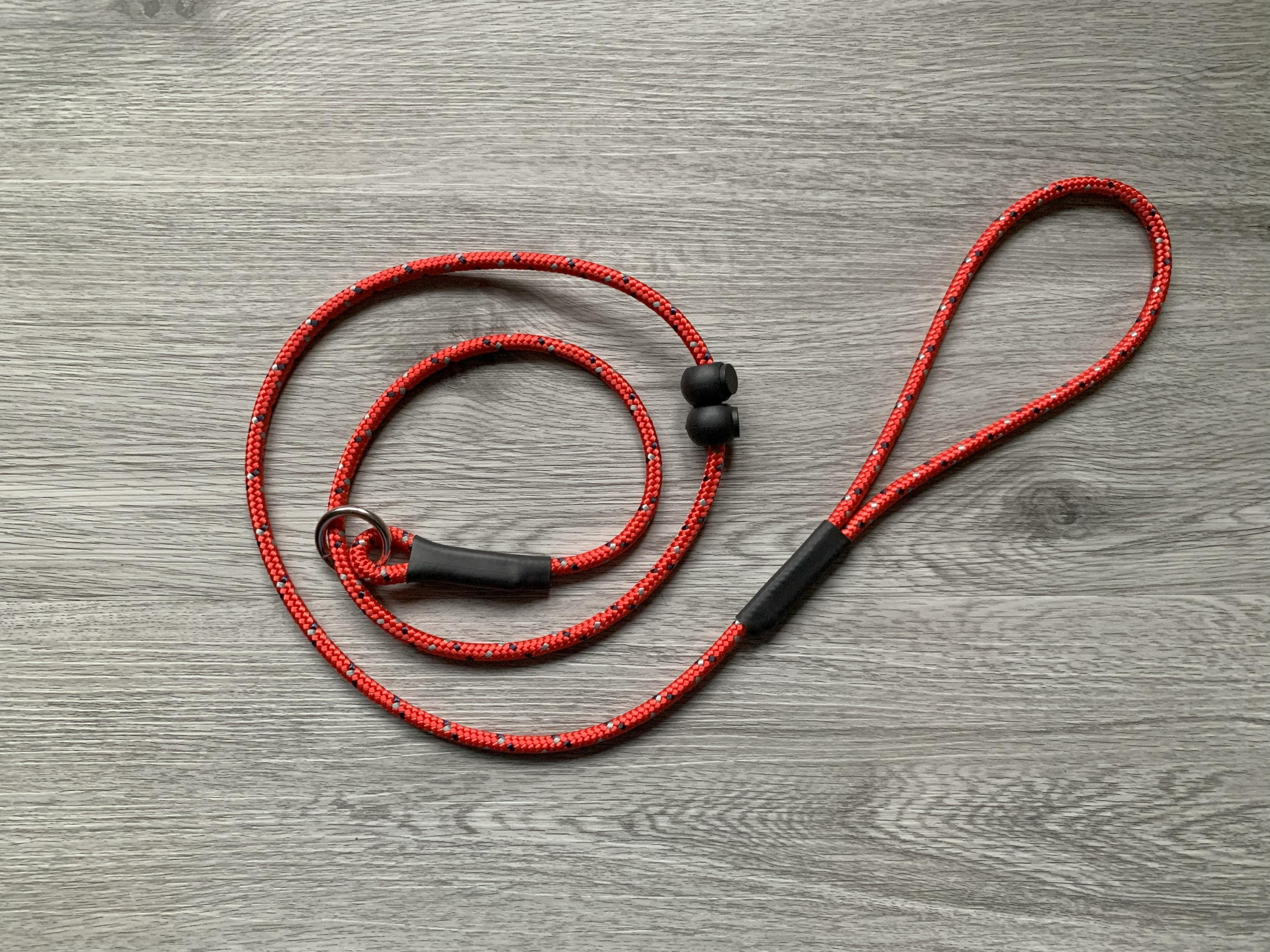 6mm Slip lead with thimble Gundog field trial competition | lightweight strong with stopper