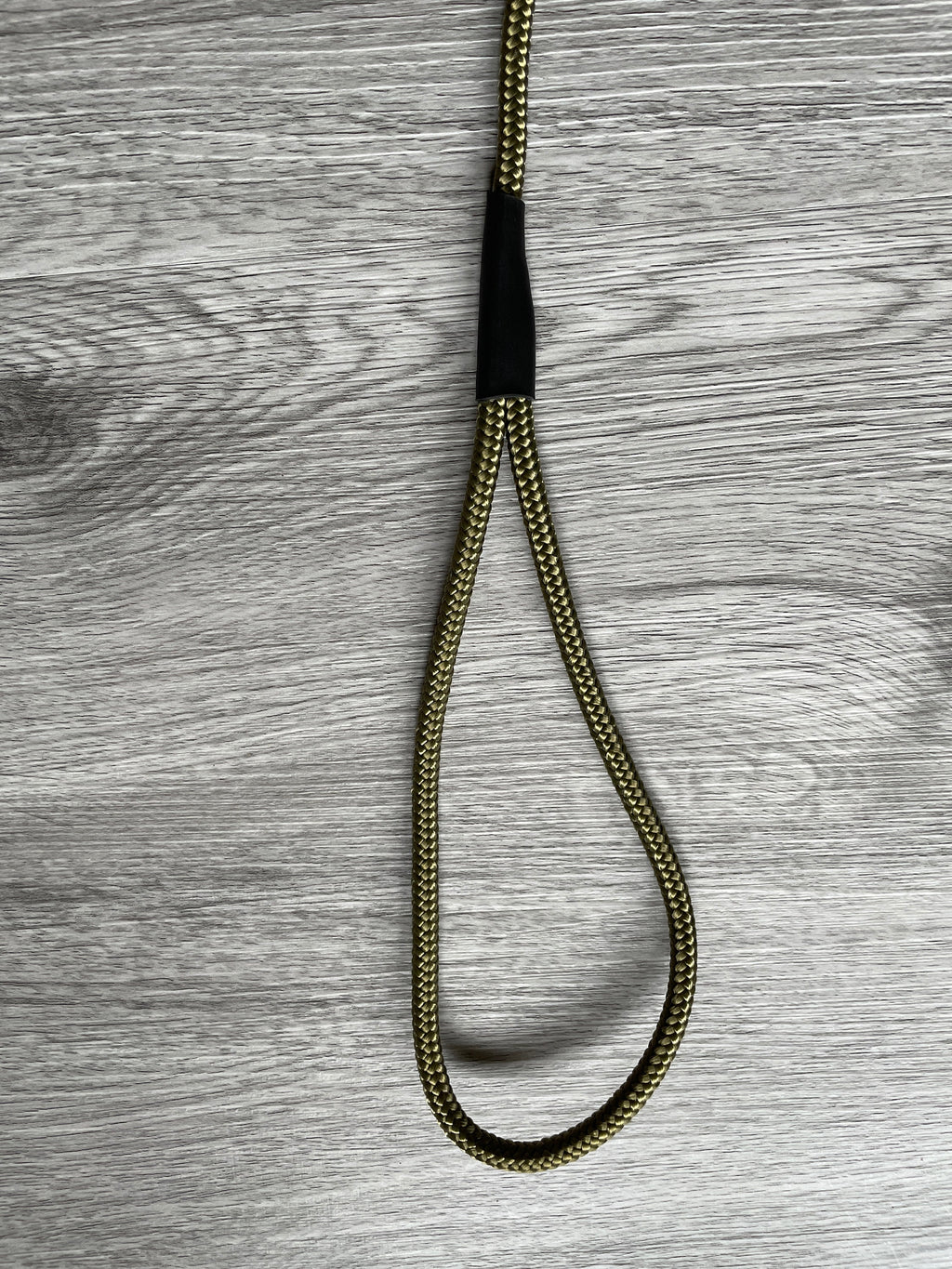 6mm Gundog Slip Lead with metal thimble | Working Dog | Lurcher Field Trial Lightweight Strong Braid Olive Green
