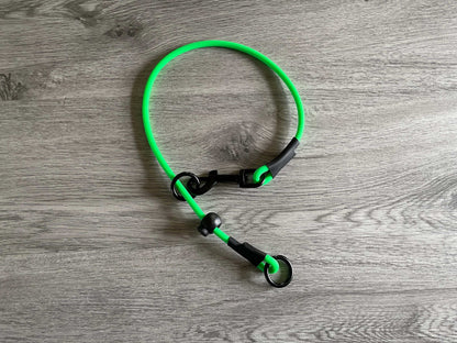 Slip collar with limiter Biothane American style slip collar with trigger hook Training slip lead  Round Rope Biothane Strong  6mm