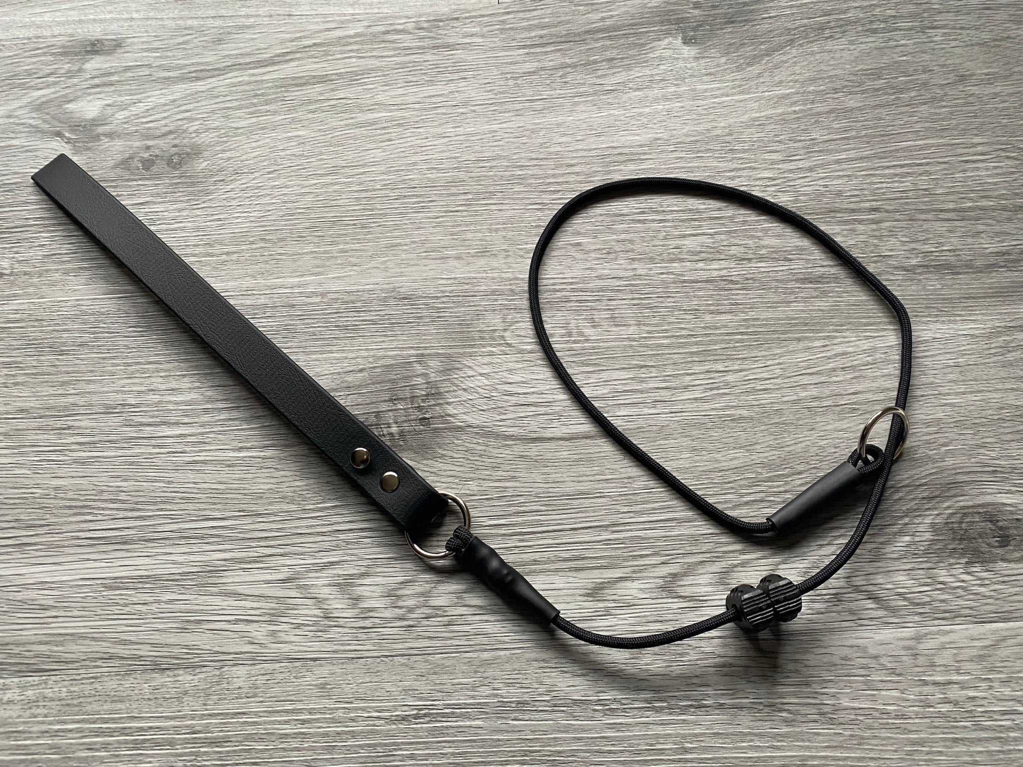 Slip collar short lead for dog training | Grot correction tab| dominant dog choke obedience traffic | Very strong