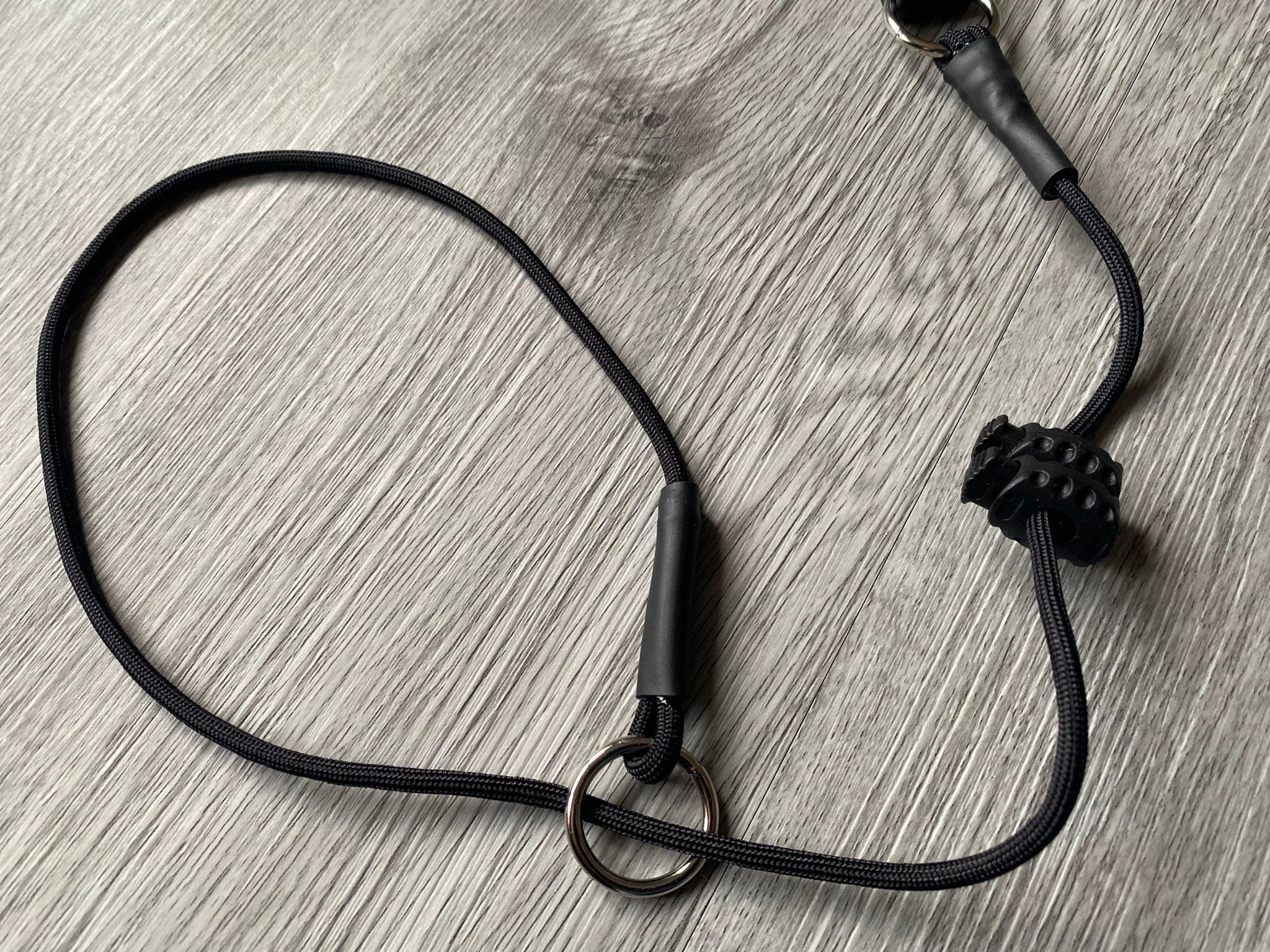 Slip collar short lead for dog training | Grot correction tab| dominant dog choke obedience traffic | Very strong