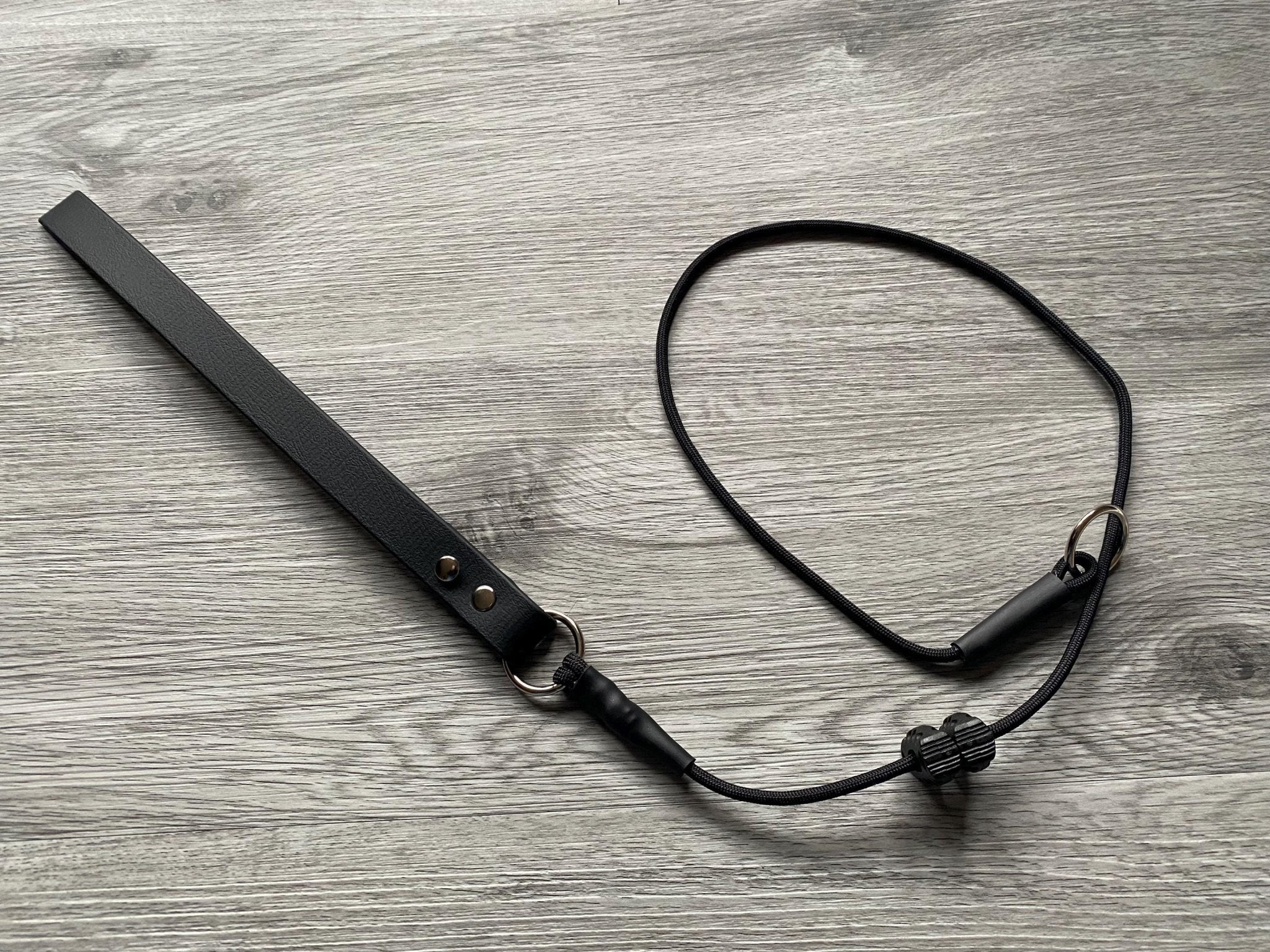Slip collar short lead for dog training | Grot correction tab| dominant dog choke obedience traffic | Very strong