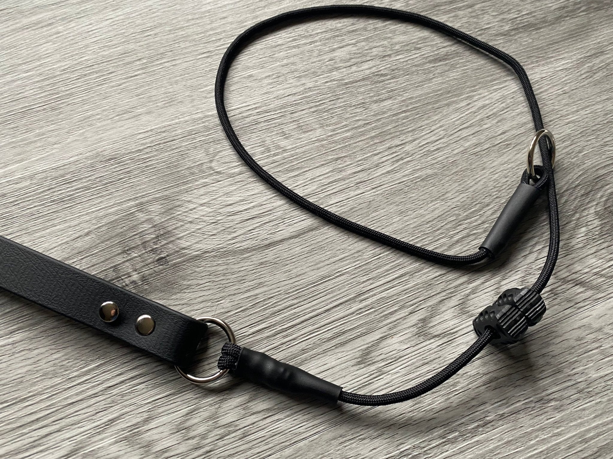 Slip collar short lead for dog training | Grot correction tab| dominant dog choke obedience traffic | Very strong