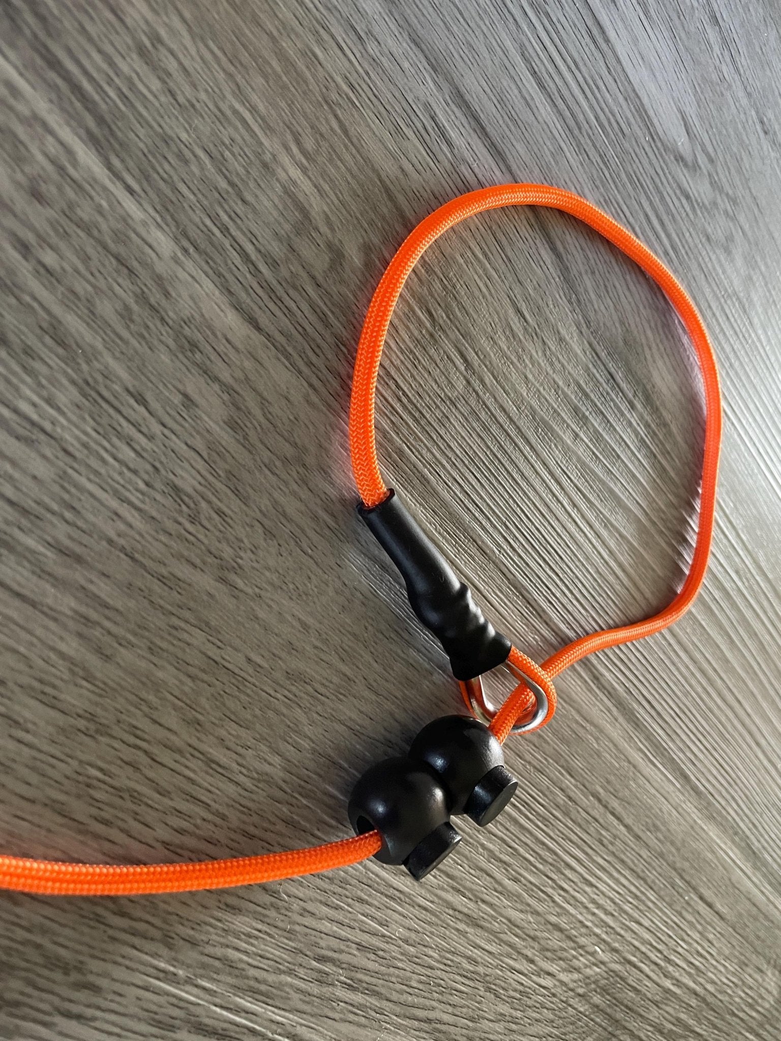 Short Slip Lead puppy training lead | dog gundog heeling / heel pulling lightweight Paracord rope 4mm