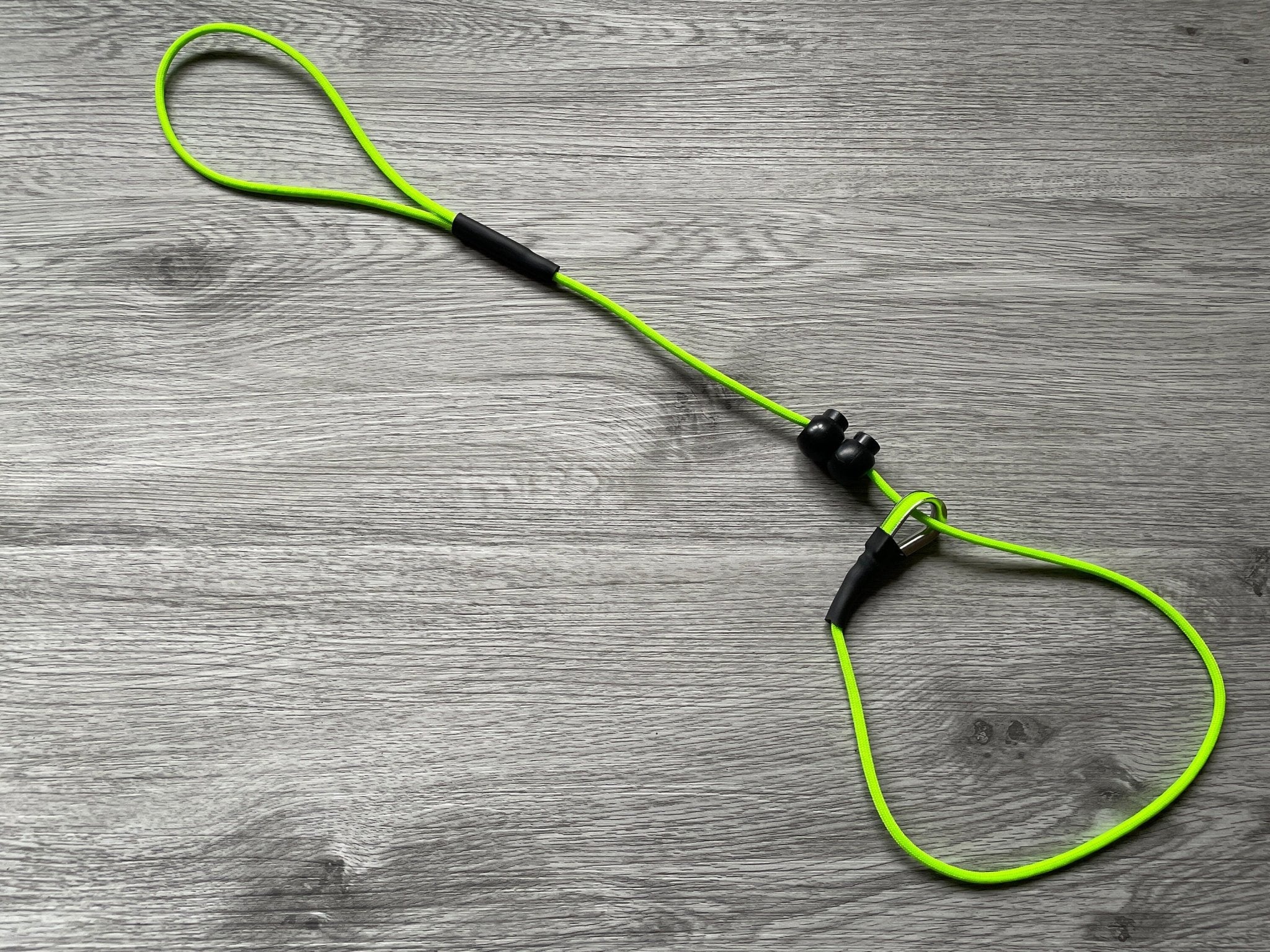 Short Slip Lead puppy training lead | dog gundog heeling / heel pulling lightweight Paracord rope 4mm