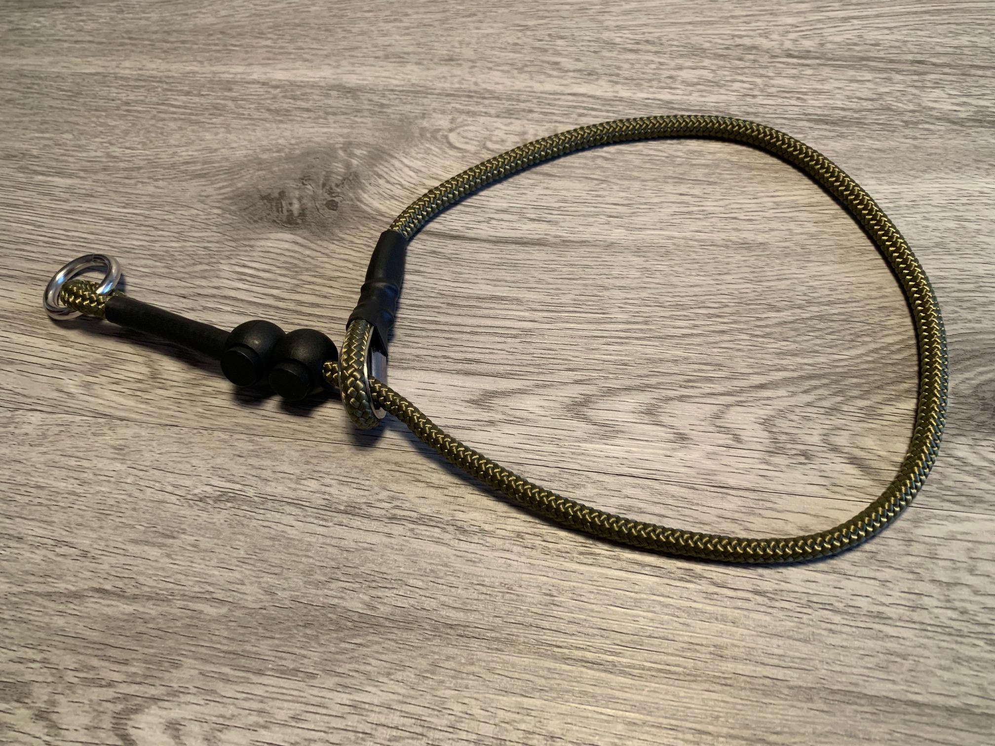 Slip Collar with thimble Dog / Gundog Training Anti pulling Working dog 6mm rope
